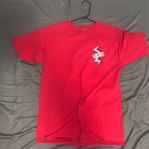 Vans red t-shirt